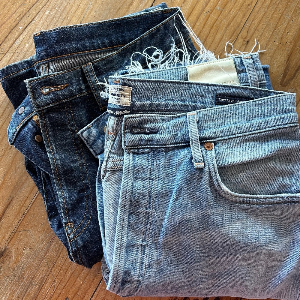 Denim jeans women size 29 set of 2: Citizens of Humanity and 6397
